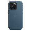 Оригинальный чехол FineWoven Case with MagSafe для iPhone 15 Pro (Pacific Blue) (MT4Q3)