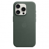 Оригинальный чехол FineWoven Case with MagSafe для iPhone 15 Pro (Evergreen) (MT4U3)