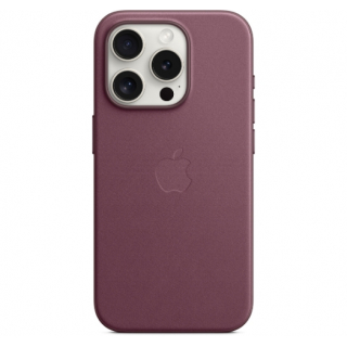 Оригинальный чехол FineWoven Case with MagSafe для iPhone 15 Pro (Mulberry) (MT4L3)