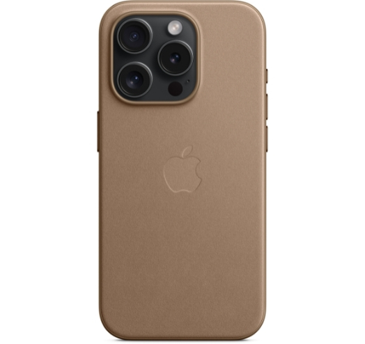 Оригинальный чехол FineWoven Case with MagSafe для iPhone 15 Pro (Taupe) (MT4J3)