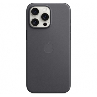 Оригинальный чехол FineWoven Case with MagSafe для iPhone 15 Pro Max (Black) (MT4V3)