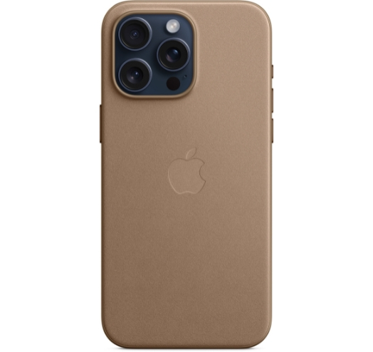 Оригинальный чехол FineWoven Case with MagSafe для iPhone 15 Pro Max (Taupe) (MT4W3)