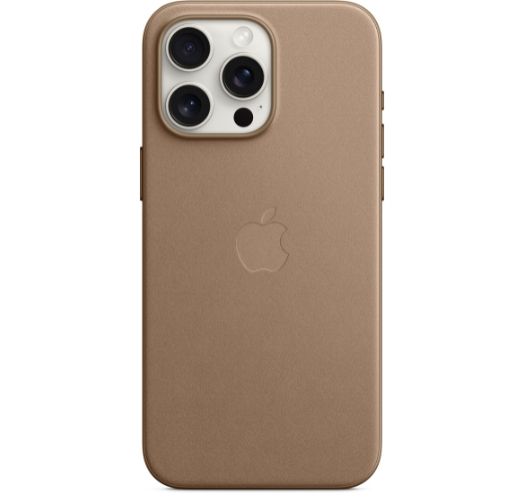 Оригинальный чехол FineWoven Case with MagSafe для iPhone 15 Pro Max (Taupe) (MT4W3)
