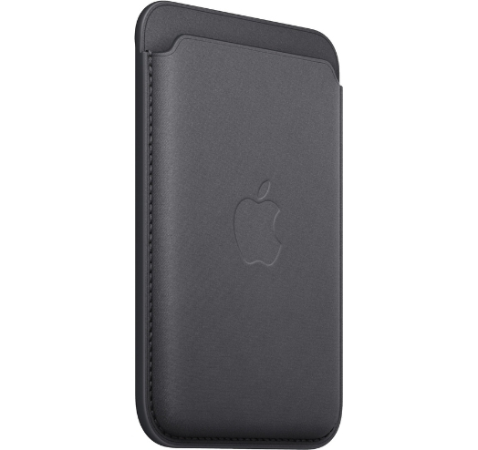 Оригинальный чехол-кошелек Apple для iPhone FineWoven Wallet with MagSafe (Black) (MT2N3)
