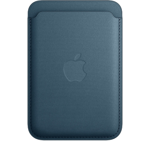 Оригинальный чехол-кошелек Apple для iPhone FineWoven Wallet with MagSafe (Pacific Blue) (MT263)