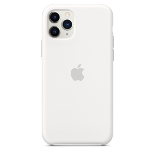 Чехол Silicone Case iPhone 11 Pro Max - White (Original Assembly)