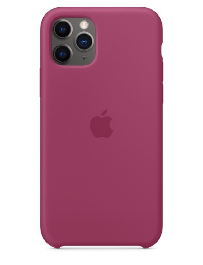 Чохол Silicone Case для iPhone 11 Pro Max (Pomegranate) (MY122) (Original Assembly)