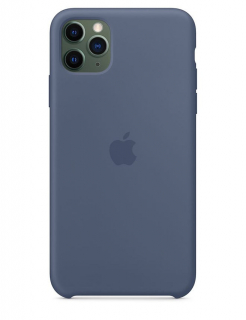 Чехол Silicone Case для iPhone 11 Pro Max (Alaskan Blue) (MX032) (Original Assembly)