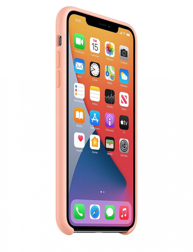 Чохол Silicone Case для iPhone 11 Pro (Grapefruit) (MY1E2) (Original Assembly)
