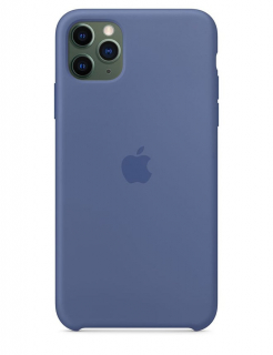 Silicone Case iPhone 11 Pro - Linen Blue  (Original Assembly)