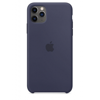 Чохол Silicone Case для iPhone 11 Pro Max (Midnight Blue) (MY1J2) (Original Assembly)