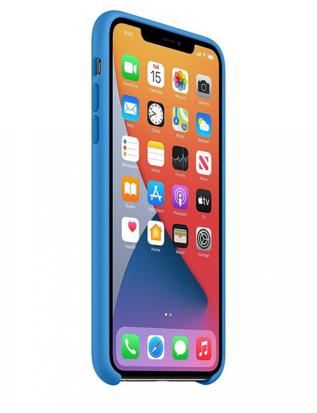 Чохол Silicone Case для iPhone 11 Pro (Surf Blue) (MY1F2) (Original Assembly)