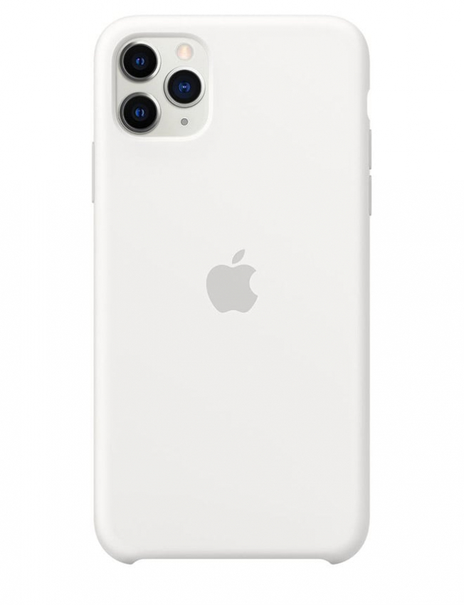 Чохол Silicone Case для iPhone 11 Pro Max (White) (MWYX2) (Original Assembly)
