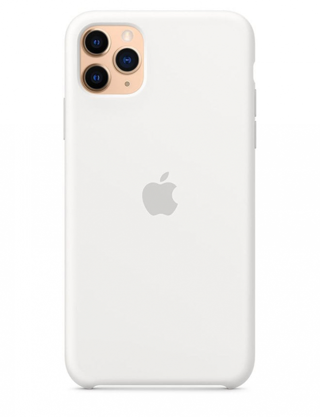 Чохол Silicone Case для iPhone 11 Pro Max (White) (MWYX2) (Original Assembly)