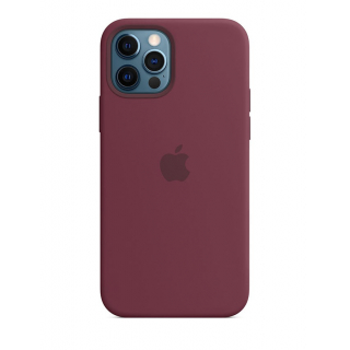 Оригінальний чохол Silicone Case для iPhone 12 Pro Max (Plum) (MHLA3)