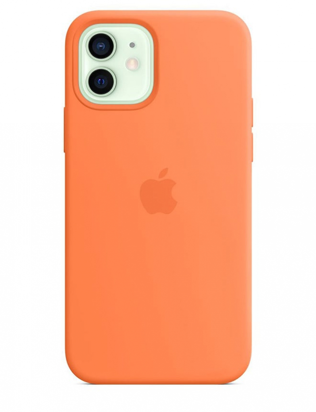Оригінальный чохол Silicone Case для iPhone 12/12 Pro (Kumquat) (MHKY3)