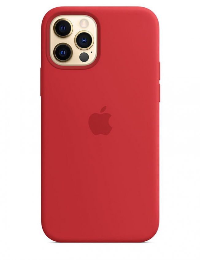 Оригінальный чохол Silicone Case для iPhone 12/12 Pro (PRODUCT) RED (MHL63)