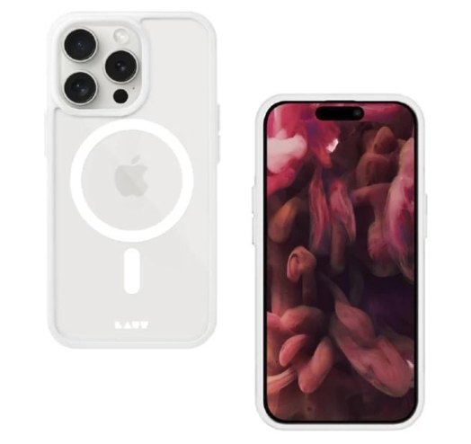 Чохол LAUT HUEX PROTECT with MagSafe для iPhone 15 Pro Max (White)