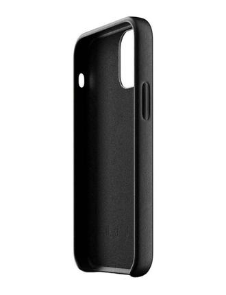 Чохол шкіряний MUJJO для Apple iPhone 12 Pro Max Full Leather Case Black