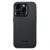 Чохол Pitaka MagEZ Case Pro 4 Twill 1500D with MagSafe для Apple iPhone 15 Pro (Black/Grey) (KI1501PP)