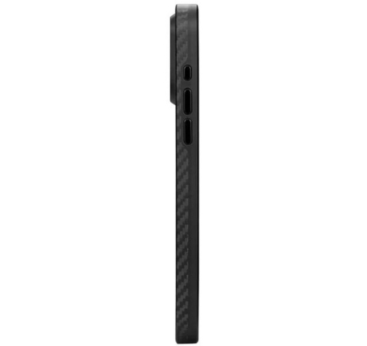 Чохол Pitaka MagEZ Case Pro 4 Twill 1500D with MagSafe для Apple iPhone 15 Pro (Black/Grey) (KI1501PP)
