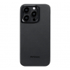 Чехол Pitaka MagEZ Case 4 Twill 600D with MagSafe для Apple iPhone 15 Pro Max (Black/Grey) (KI1501PMA)