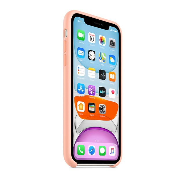 Чохол Silicone Case для iPhone 11 (Grapefruit) (MXYX2) (Original Assembly)