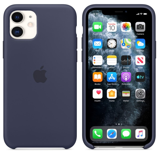 Чохол Silicone Case для iPhone 11 (Midnight Blue) (Original Assembly)