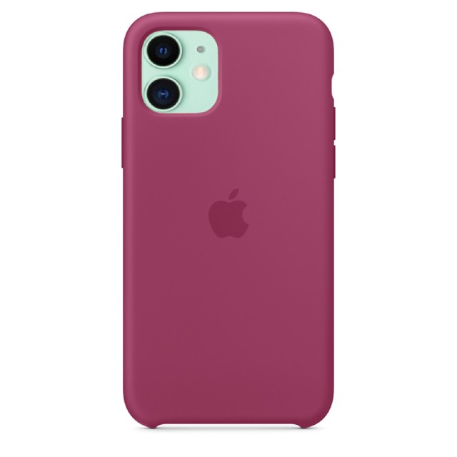 Чохол Silicone Case для iPhone 11 (Pomegranate) (Original Assembly)