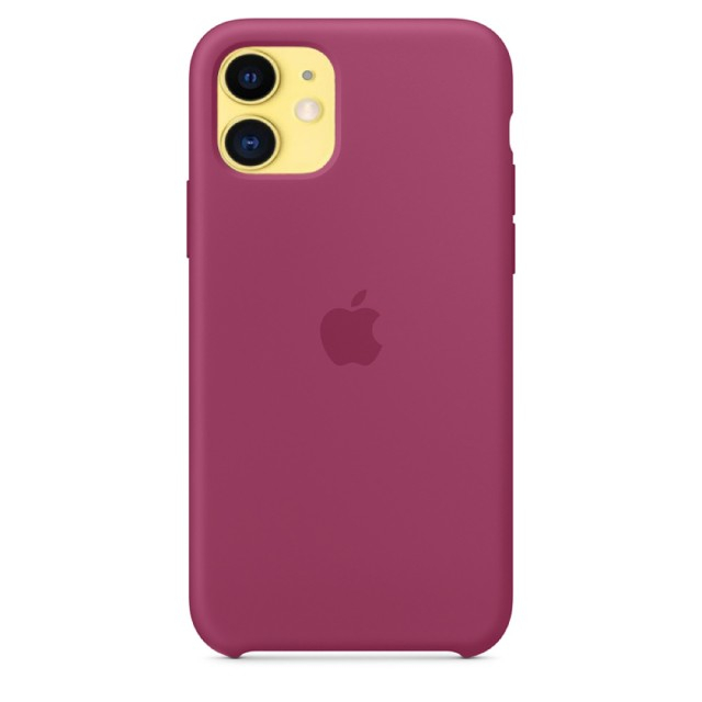Чохол Silicone Case для iPhone 11 (Pomegranate) (Original Assembly)