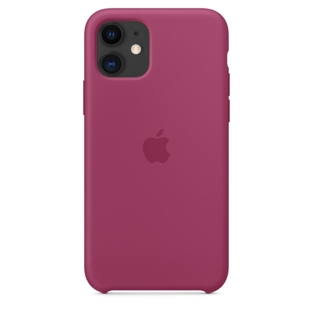 Чохол Silicone Case для iPhone 11 (Pomegranate) (Original Assembly)