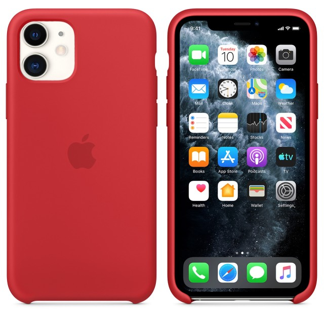 Чохол Silicone Case для iPhone 11 (PRODUCT) RED (Original Assembly)