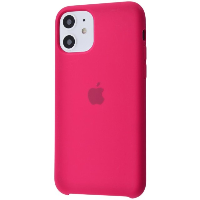 Чохол Silicone Case для iPhone 11 (Rose Red) (Original Assembly)