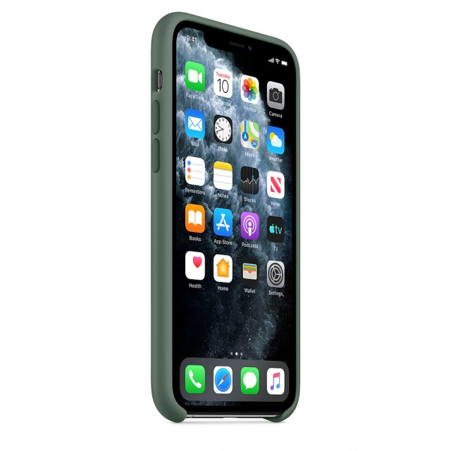 Чохол Silicone Case iPhone для 11 Pro (Pine Green) (MWYP2) (Original Assembly)