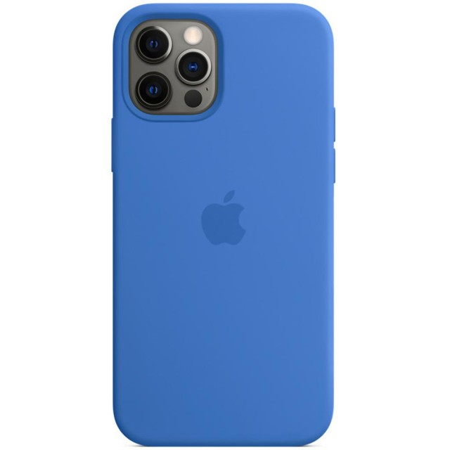 Чохол Silicone Case для iPhone 12/12 Pro (Capri Blue) (MJYY3) (Original Assembly)