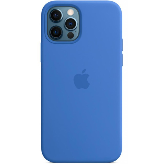 Чохол Silicone Case для iPhone 12/12 Pro (Capri Blue) (MJYY3) (Original Assembly)
