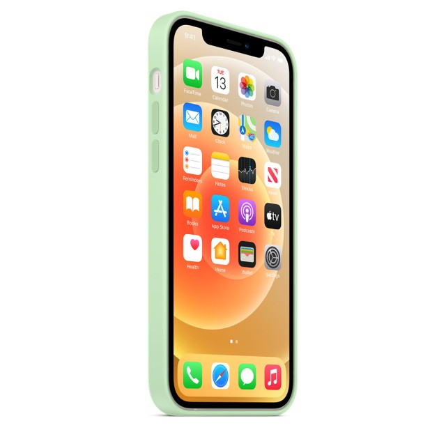 Чохол Silicone Case для iPhone 12/12 Pro (Pistachio) (MK003) (Original Assembly)