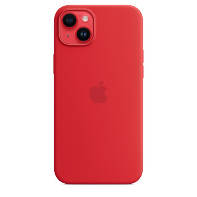 Чохол Silicone Case with MagSafe для iPhone 14 Plus (PRODUCT) RED (MPT63) (Original Assembly)