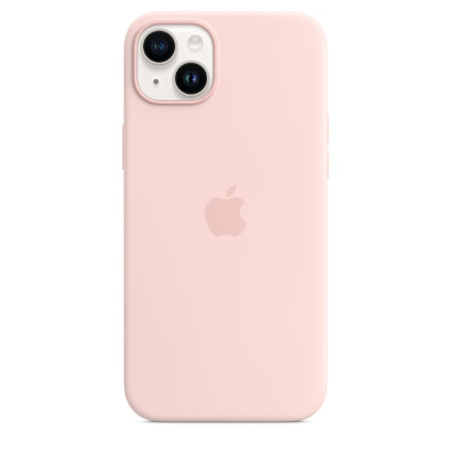 Чохол Silicone Case with MagSafe для iPhone 14 Plus (Chalk Pink) (MPT73) (Original Assembly)