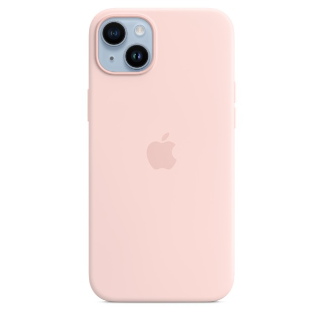 Чохол Silicone Case with MagSafe для iPhone 14 Plus (Chalk Pink) (MPT73) (Original Assembly)