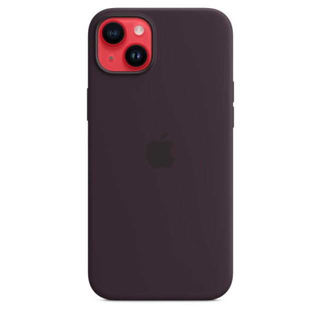 Чохол Silicone Case with MagSafe для iPhone 14 Plus (Elderberry) (MPT93) (Original Assembly)