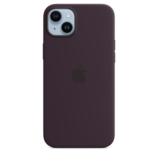 Чохол Silicone Case with MagSafe для iPhone 14 Plus (Elderberry) (MPT93) (Original Assembly)