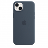 Чохол Silicone Case with MagSafe для iPhone 14 Plus (Storm Blue) (MPT53) (Original Assembly)
