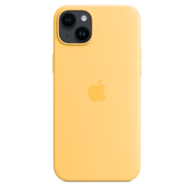 Чохол Silicone Case with MagSafe для iPhone 14 Plus (Sunglow) (MPTD3) (Original Assembly)