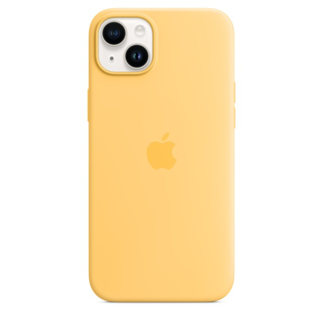 Чохол Silicone Case with MagSafe для iPhone 14 Plus (Sunglow) (MPTD3) (Original Assembly)