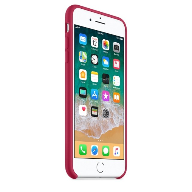 Чехол Silicone Case для iPhone 7 Plus/8 Plus (Rose Red) (MQH52) (Original Assembly)