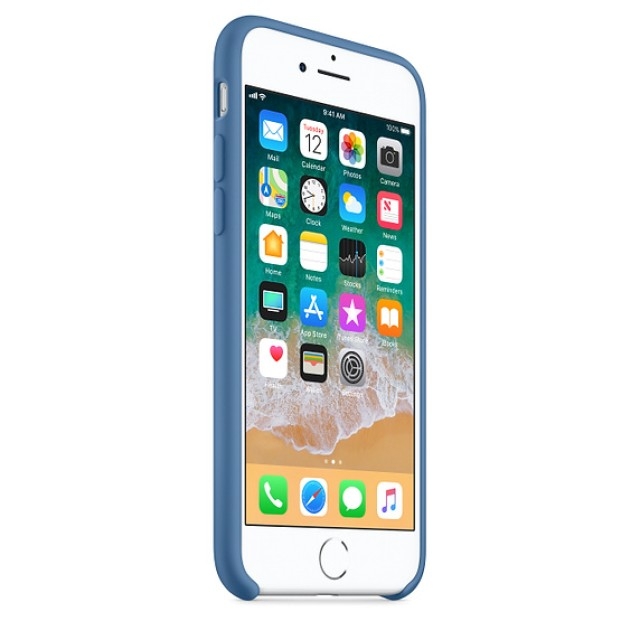 Чехол Silicone Case для iPhone 7/8/SE(2020)/SE(2022) (Denim Blue) (MRFR2) (Original Assembly)
