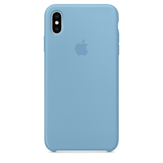 Чохол Silicone Case для iPhone X/Xs (Cornflower) (MW982) (Original Assembly)