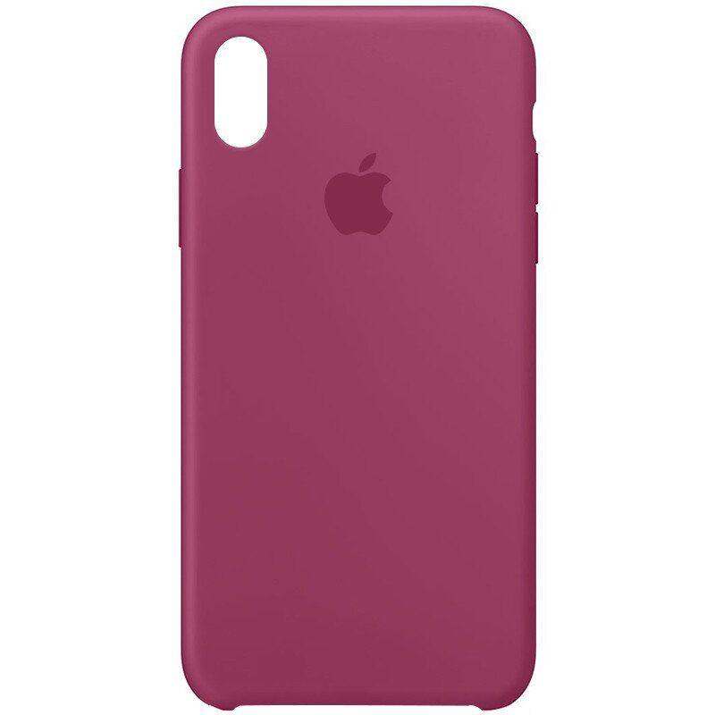 Чохол Silicone Case для iPhone X/Xs (Pomegranate) (Original Assembly)
