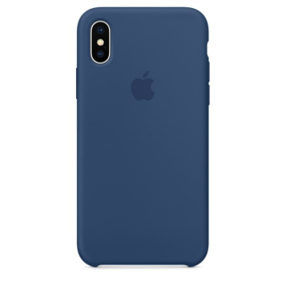 Чохол Silicone Case для iPhone X/Xs (Blue Cobalt) (MTFA2) (Original Assembly)